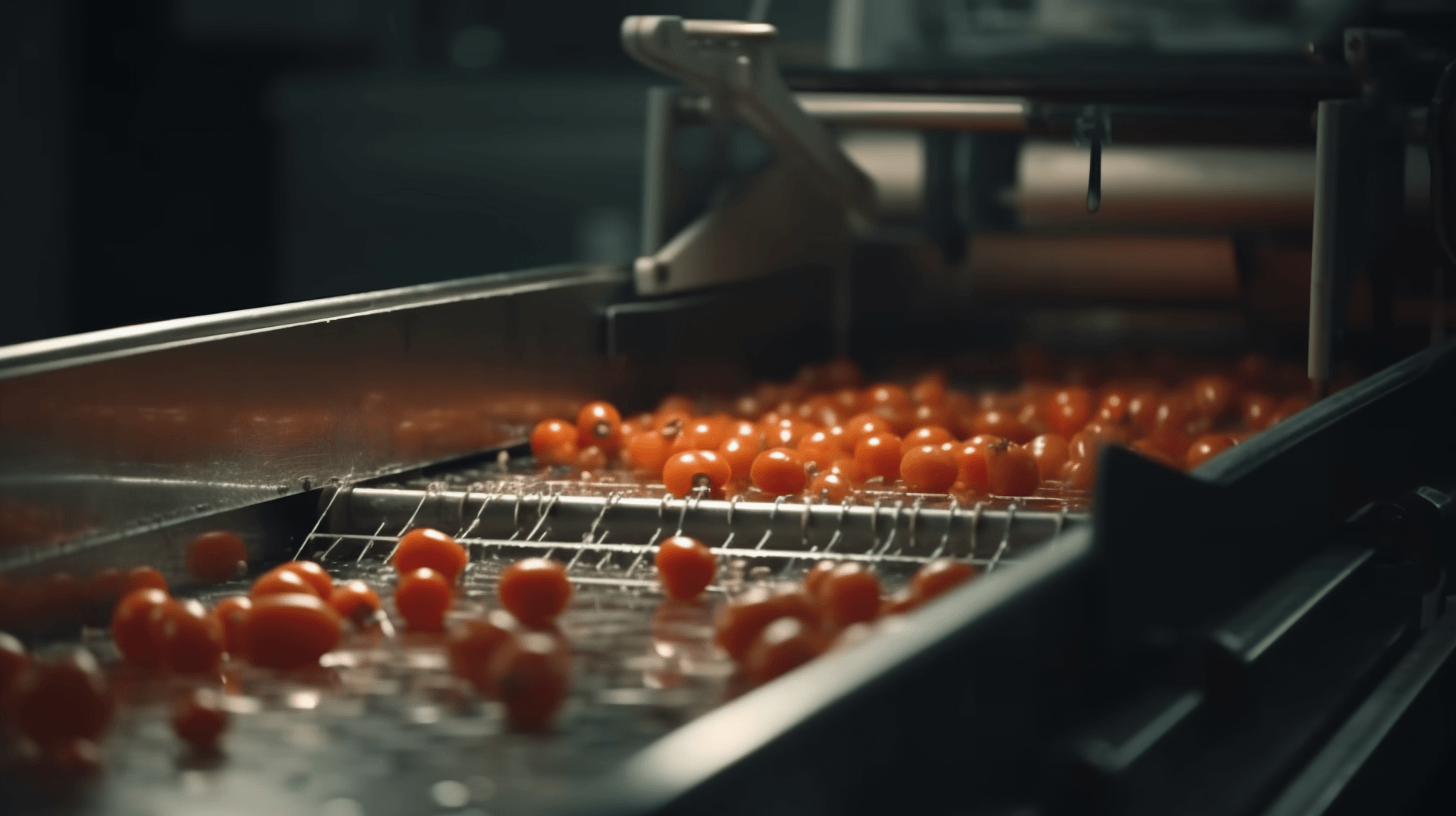 Linha de processamento de ketchup de tomate