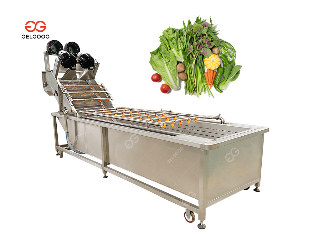 Máquina industrial de limpeza de frutas e vegetais