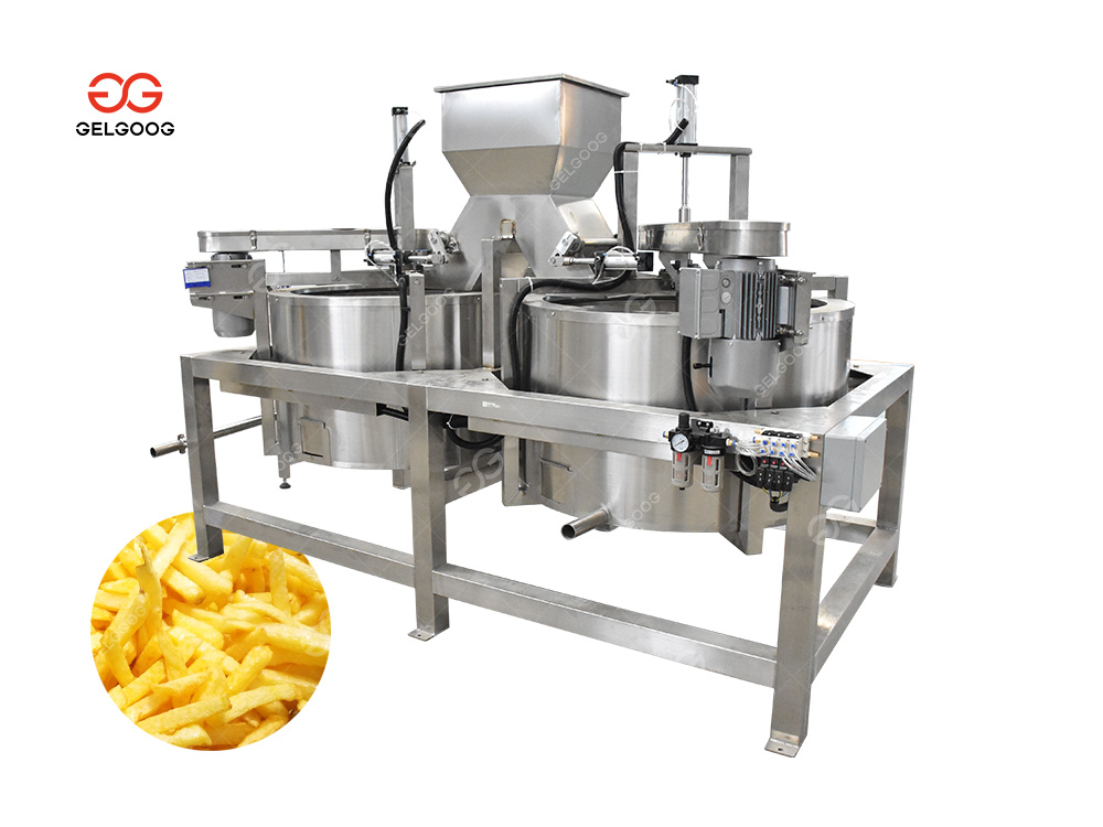 Máquina automática para desengordurar alimentos fritos