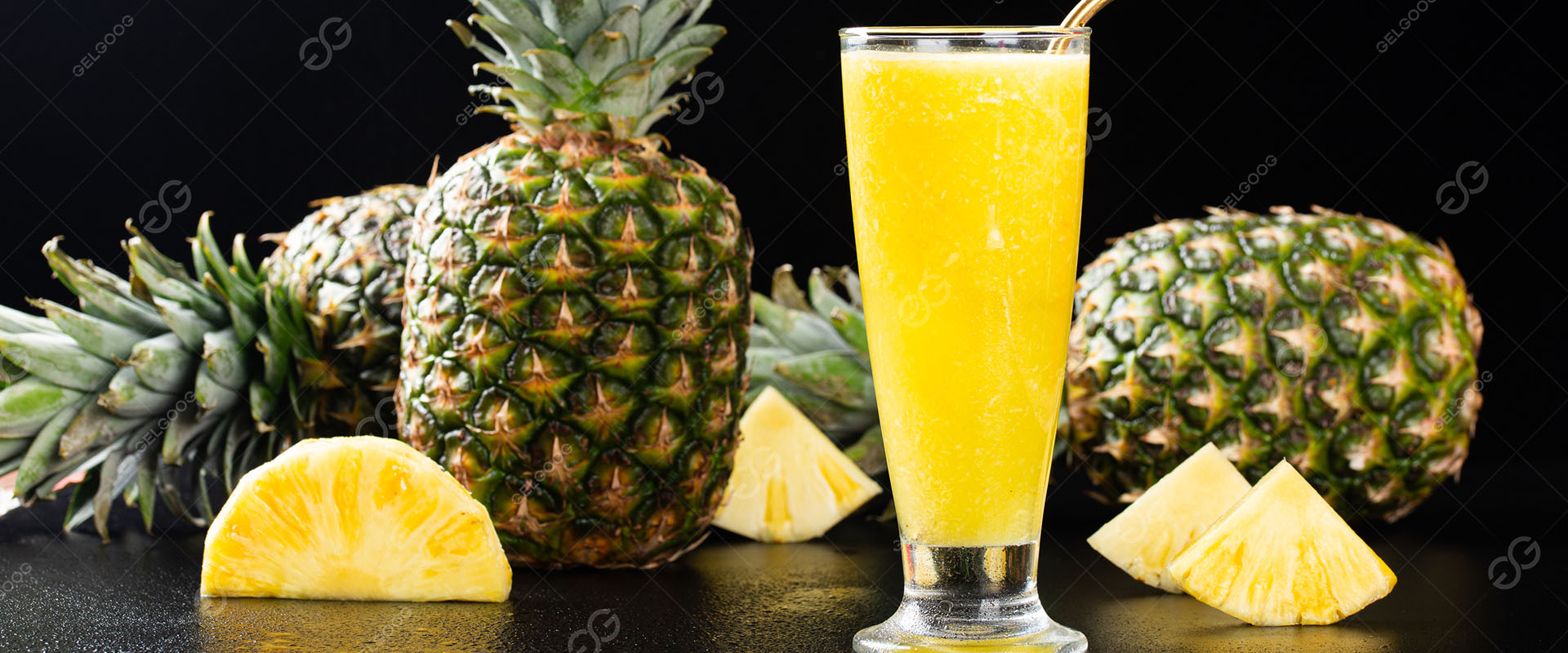 Linha de processamento de suco de abacaxi